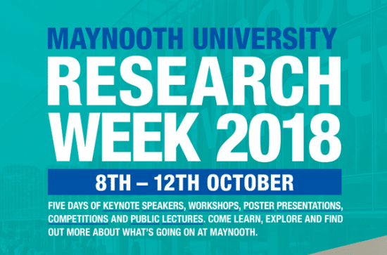Research Week at Maynooth University Kicks Off Today