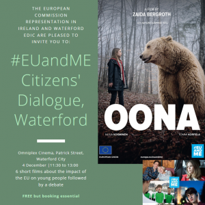 #EUandME Free Public Film Screening & Panel Discussion, Waterford