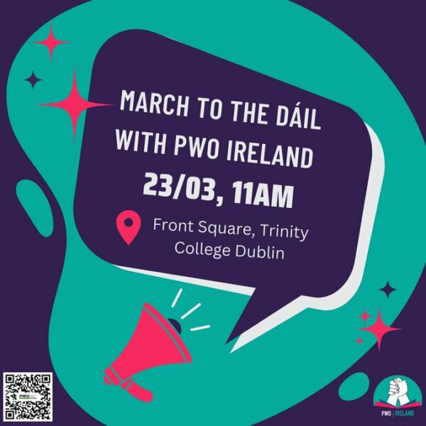 PWO March on Dáil for Postgraduate Rights